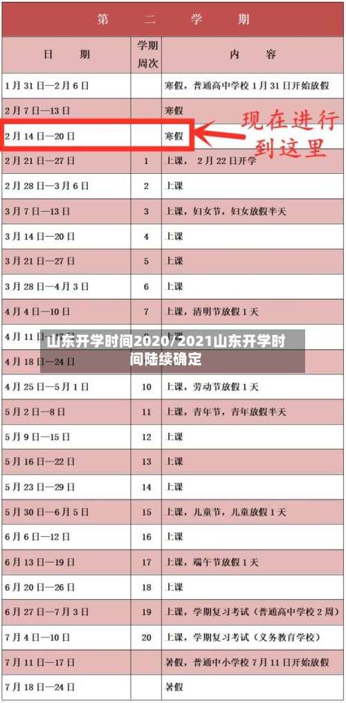 山东开学时间2020/2021山东开学时间陆续确定-第2张图片