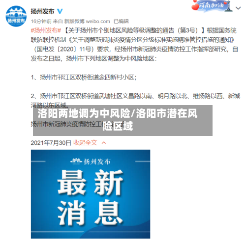 洛阳两地调为中风险/洛阳市潜在风险区域-第3张图片