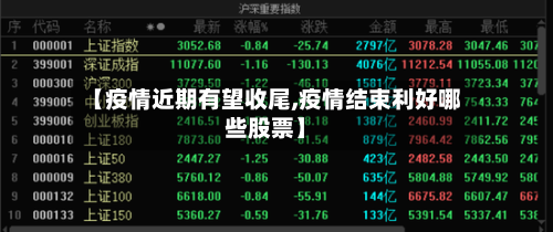 【疫情近期有望收尾,疫情结束利好哪些股票】-第3张图片