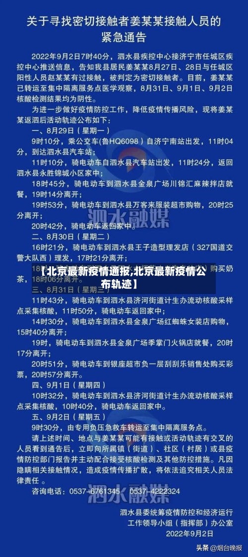 【北京最新疫情通报,北京最新疫情公布轨迹】