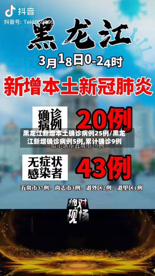 黑龙江新增本土确诊病例25例/黑龙江新增确诊病例5例,累计确诊9例-第3张图片